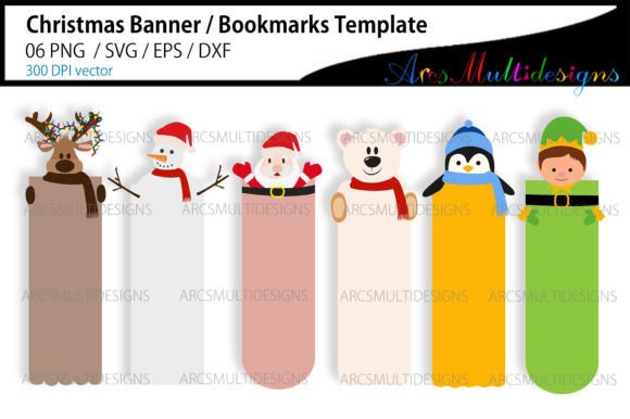 Christmas Banner Template for Illustrations