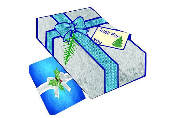 Christmas Gift 3 Illustrations for Professional Design Projects