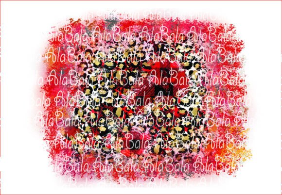 Christmas Plaid Leopard Background Png for Branding and Packaging