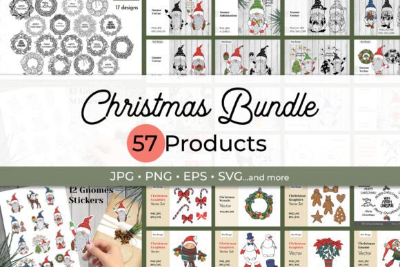 Hand Drawn Christmas Illustration Bundle for Creative Projects