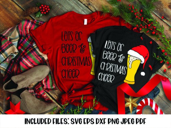 Lots of Beer Christmas Cheer SVG Illustration Review