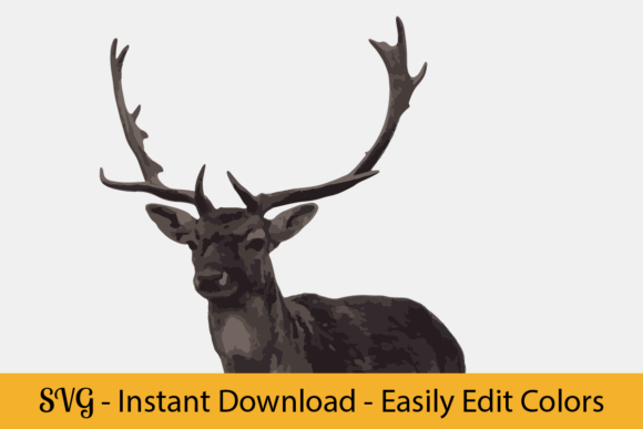 Reindeer SVG for Festive Crafting and Handmade Business Use