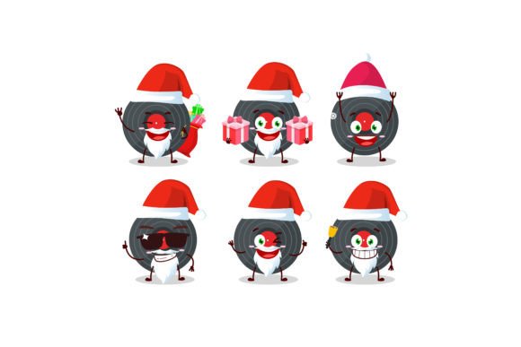 Vynil Record Christmas Illustration Review