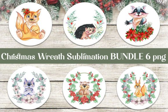 Watercolor Christmas Clipart for Commercial Use