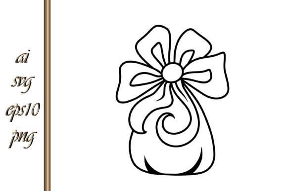 Xmas Sack Christmas Birthday Gift Vector Illustration